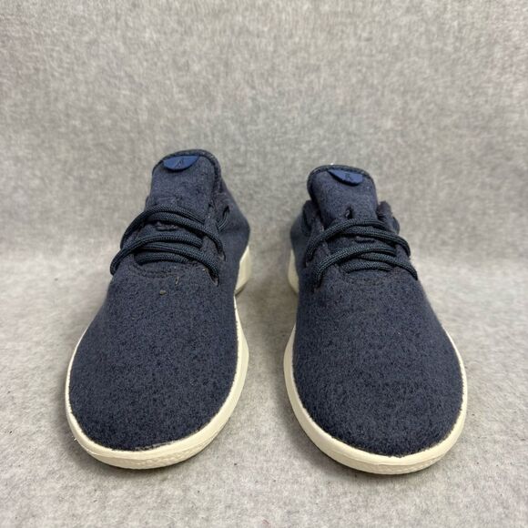 Allbird Wool Runner Women Shoe Size 7 Blue White Low Top Casual Everyday Sneaker - Picture 2 of 9
